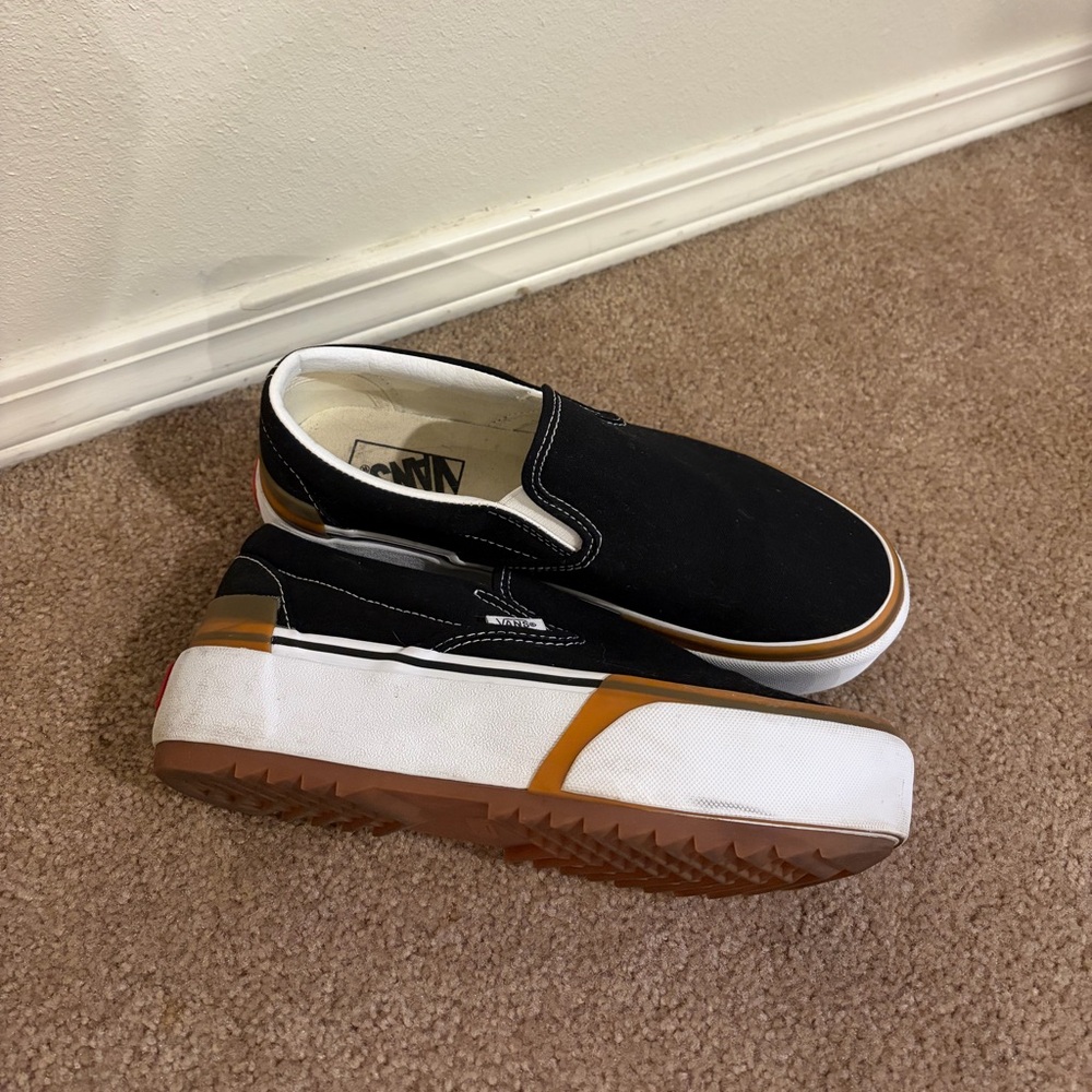 Vans Slip On Black Shoes - Picture 4 of 5